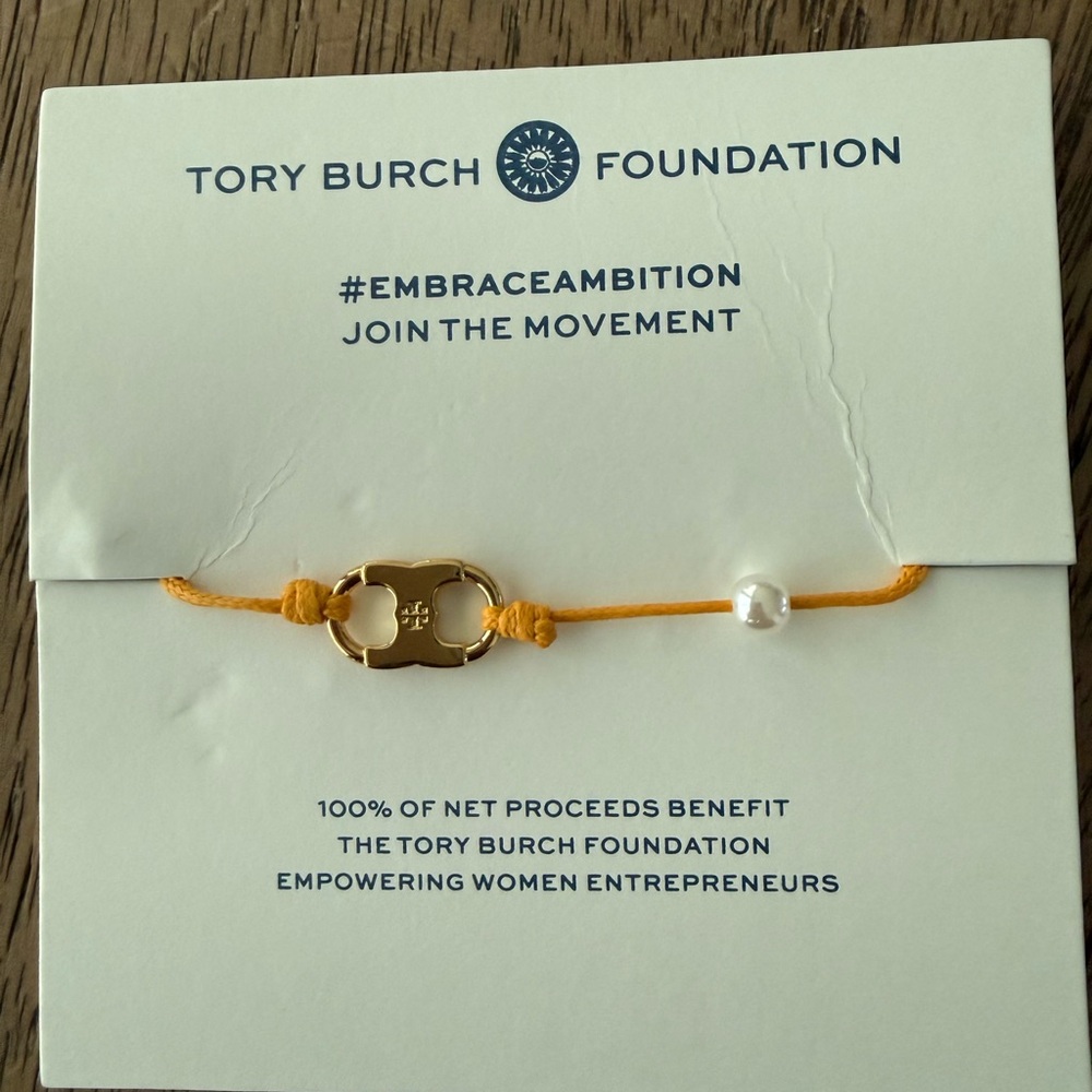 Tory Burch Gold Plated and yellow Bracelet